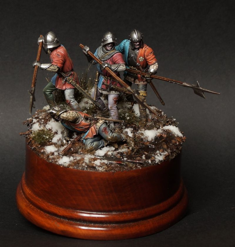 War of the Roses. English infantry