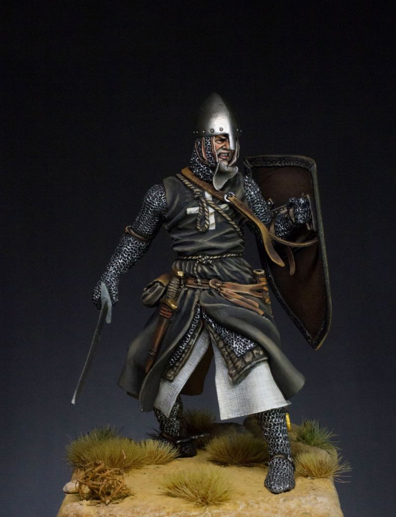 Falcon miniatures 75mm Crusader XII century