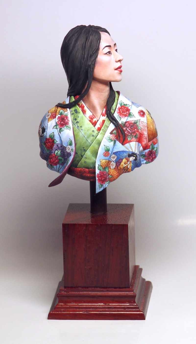 Samurai Female Warrior bust (№1)