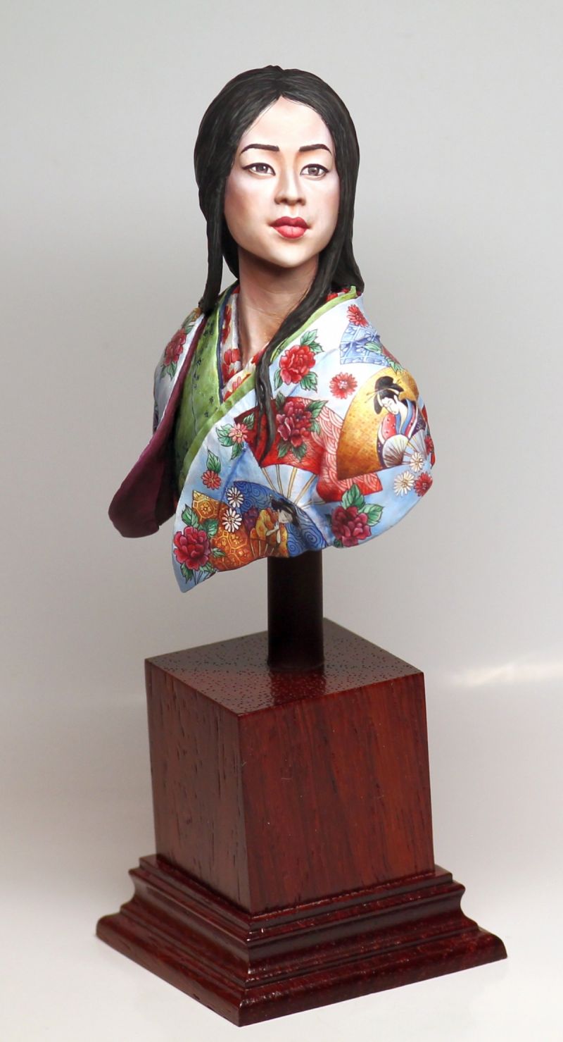 Samurai Female Warrior bust (№1)