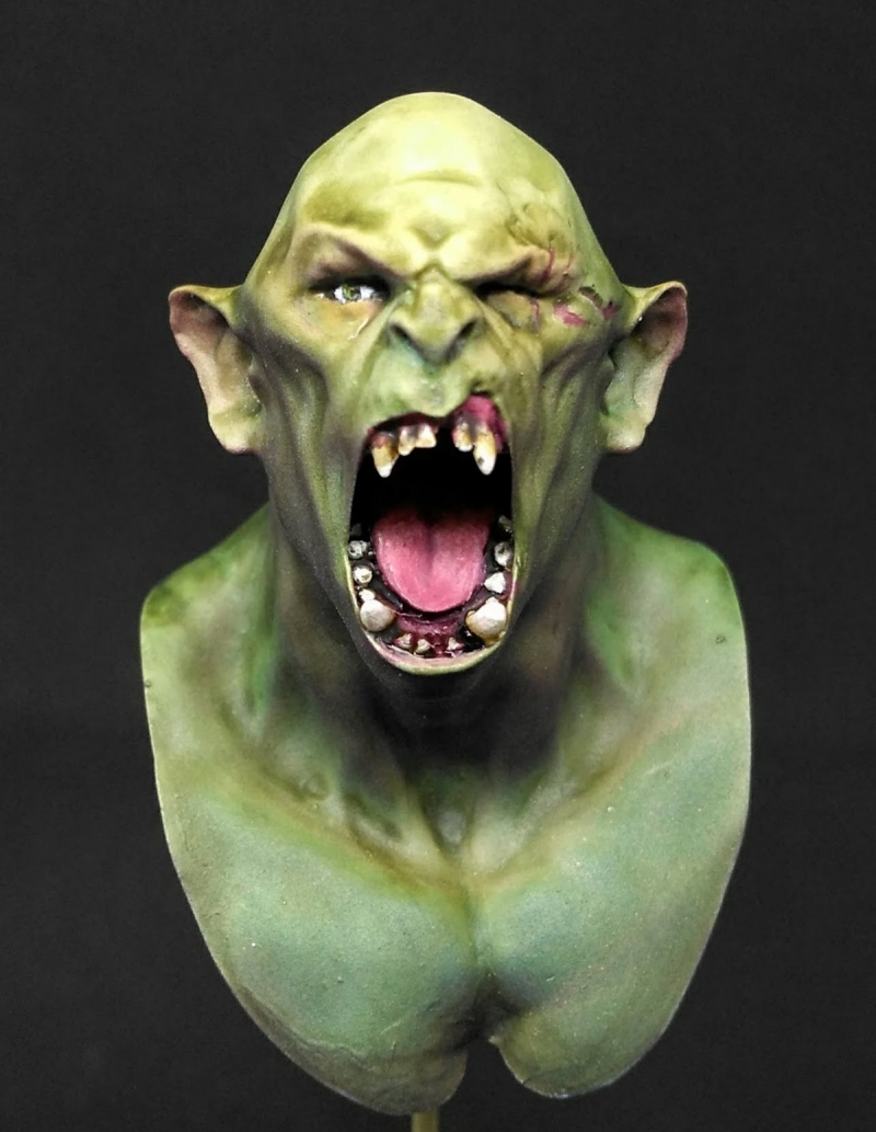 Academic Orc Bust