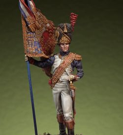 Standard bearer of the Grenadier Guards, 1814