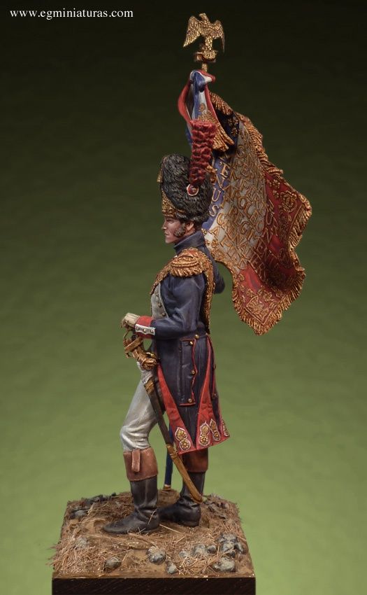 Standard bearer of the Grenadier Guards, 1814