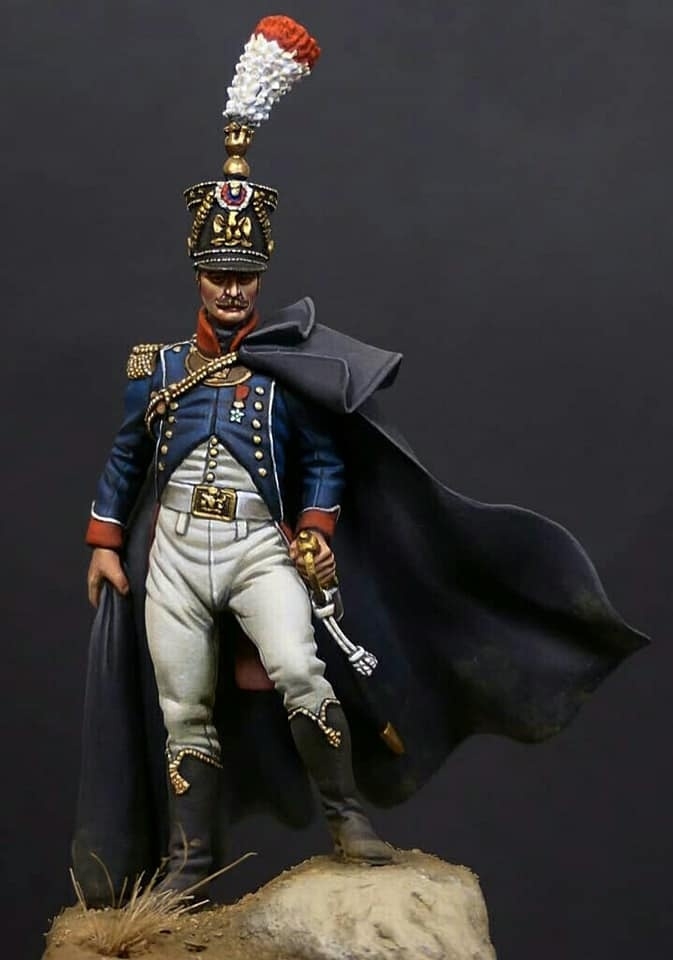 Officer of the Grenadiers of the Young Guard, France 1815