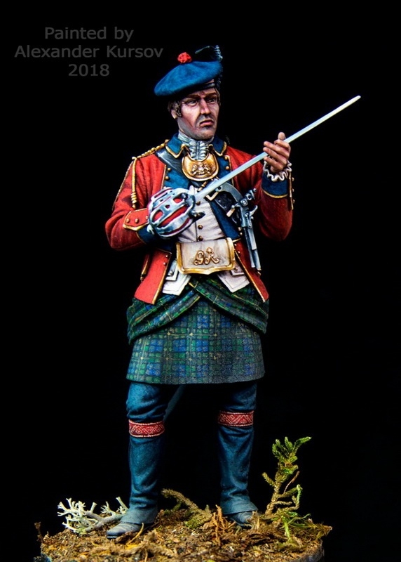 Officer of Black Watch 1758.