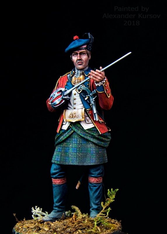 Officer of Black Watch 1758.
