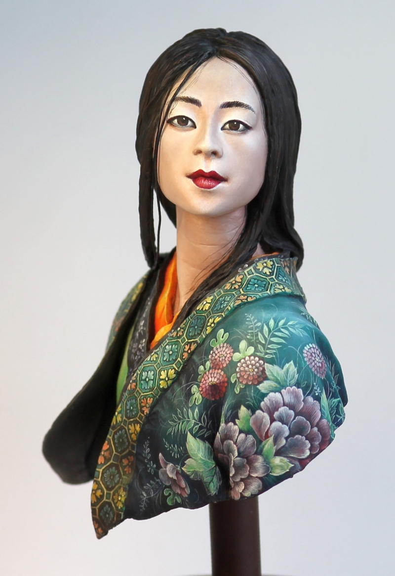 Samurai Female Warrior bust  (№3)