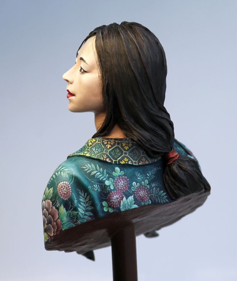 Samurai Female Warrior bust  (№3)