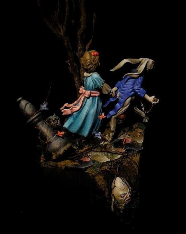 Alice in Wonderland (diorama  54mm)