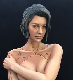 Little Black Cat Gaming’s Mirai Bust by Life Miniatures