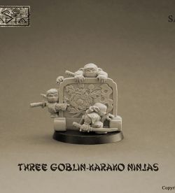 Three Goblin-Karako Ninjas