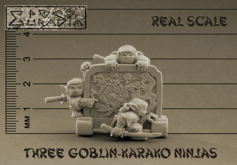 Three Goblin-Karako Ninjas