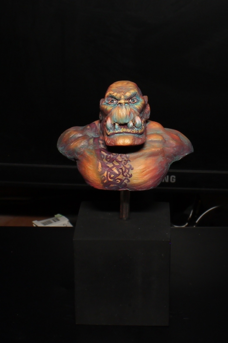 Ork bust from Cold one workshop/