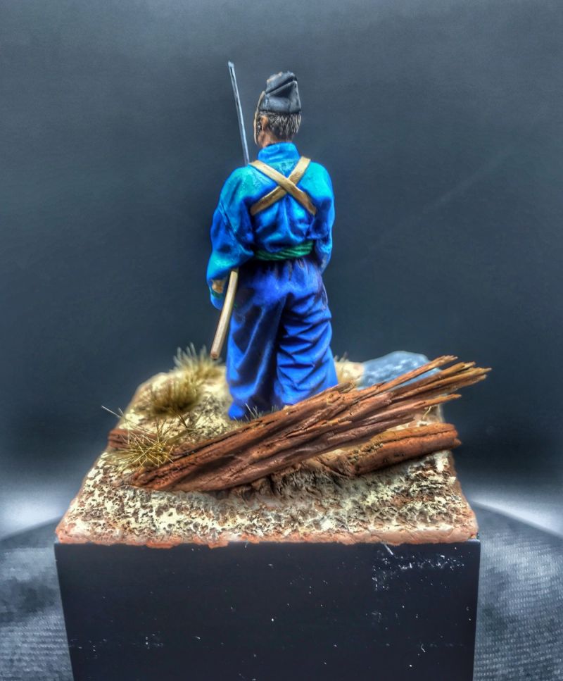 Guerrero Samurai en duelo.