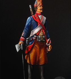 Prussian Grenadier Sappeur, Regiment No. 22, 1760