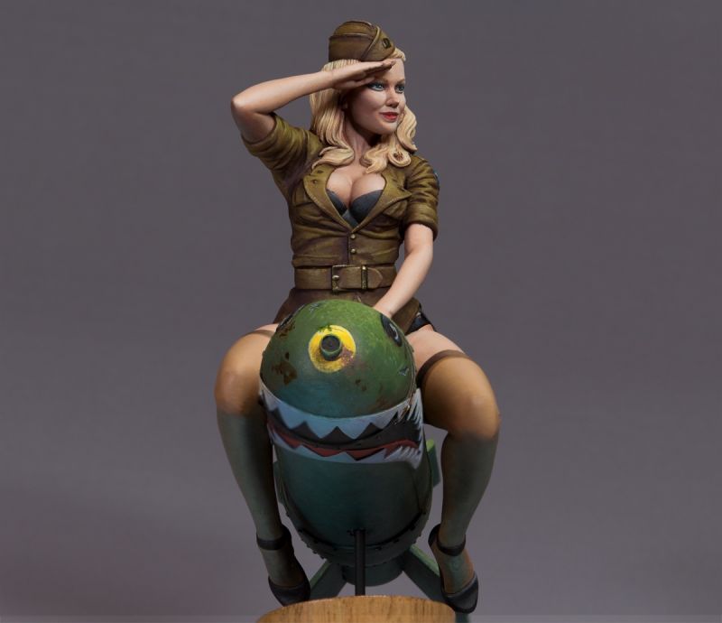 Rocket Girl / Bomb Girl from Dolman Miniatures