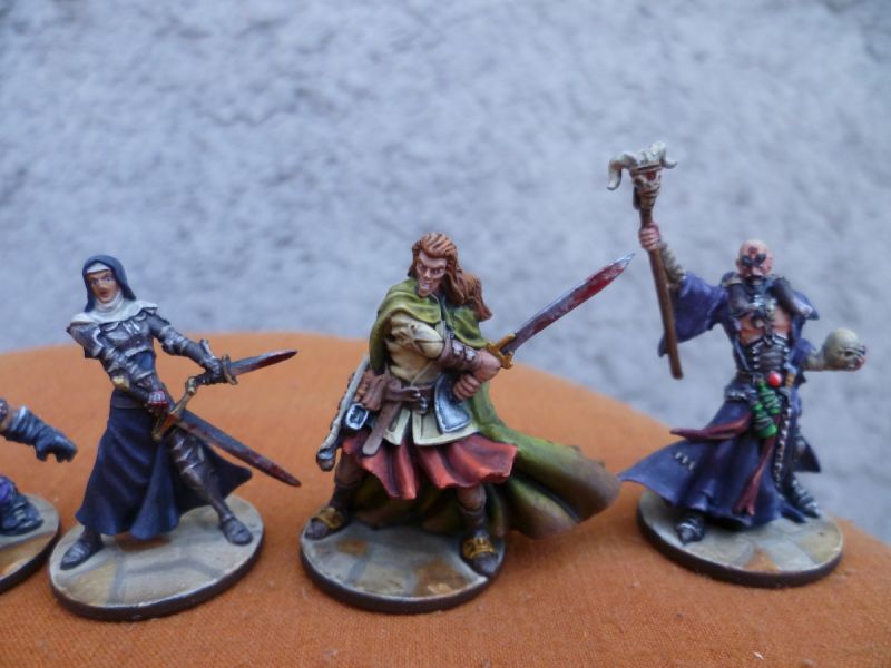 Zombicide Black plage Heroes and Necromancer