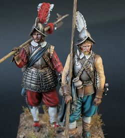 Pikeman & Halberdier 1630