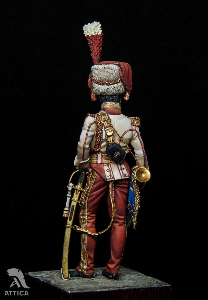 Trumpeteer Major of 2nd Lanciers Guard, France, 1811-13