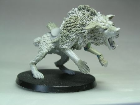 Giant Riding Wolf