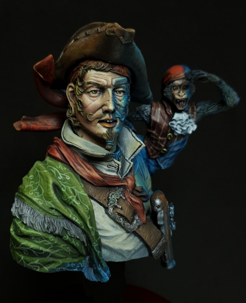Young miniatures- The pirate before sunset