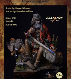 Alliance Miniatures - Mountain Man(Trapper); Boxart by Stas Mokhov