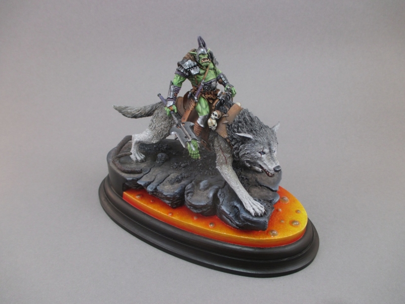 Orc on wolf