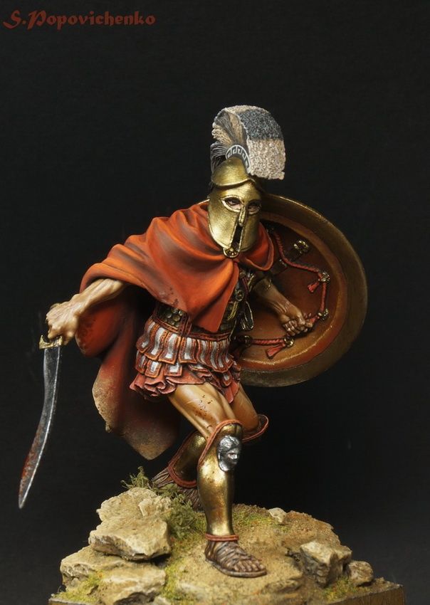 Greek hoplite. Battle of the Marathon, 490 BC