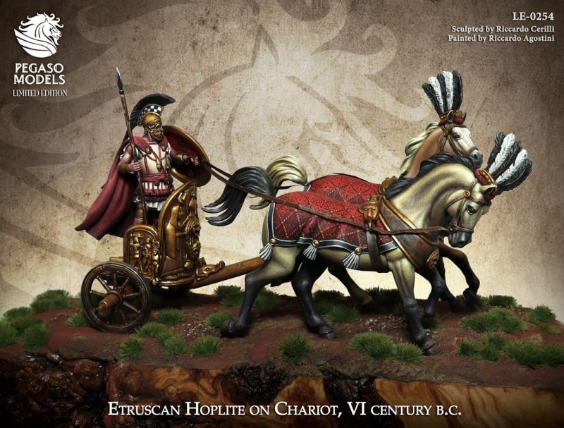 Etruscan Hoplite on Chariot