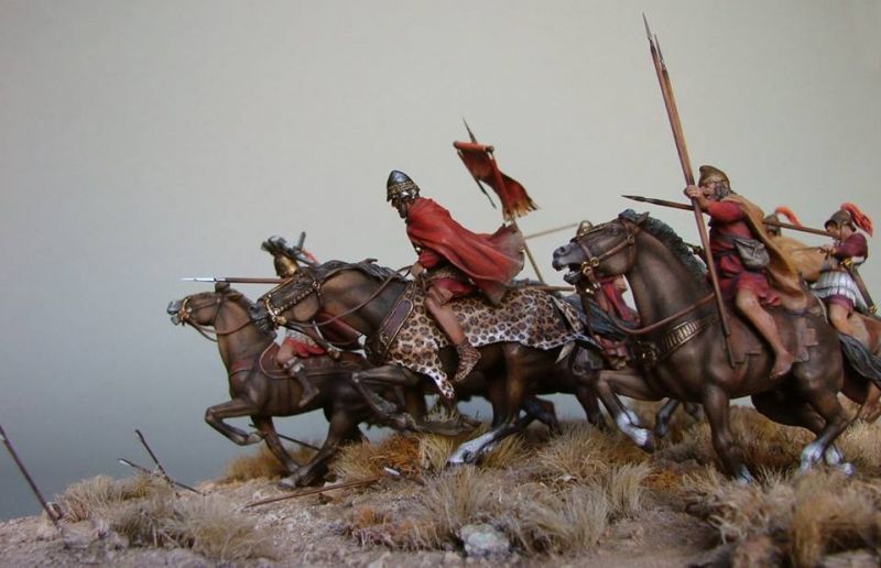 Attack of the cavalry of Alexander the Great