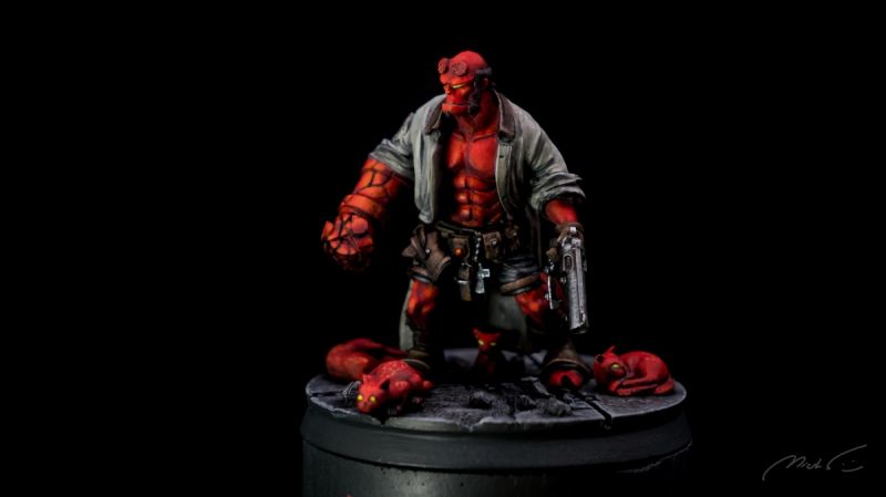 Hellboy and the hellish cats