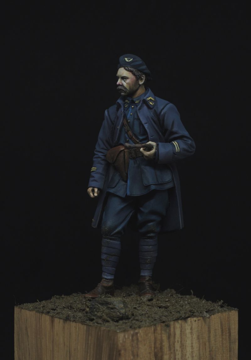 Lieutenant, French Chasseurs Alpins “Diableus” 1918