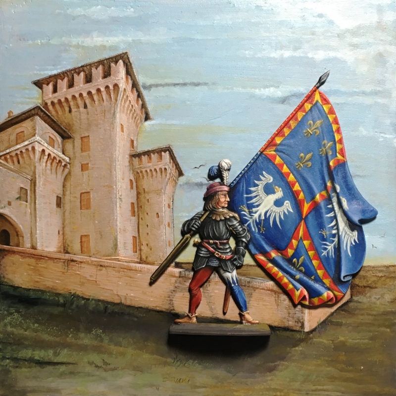 Portastendardo Estense, Ferrara 1440