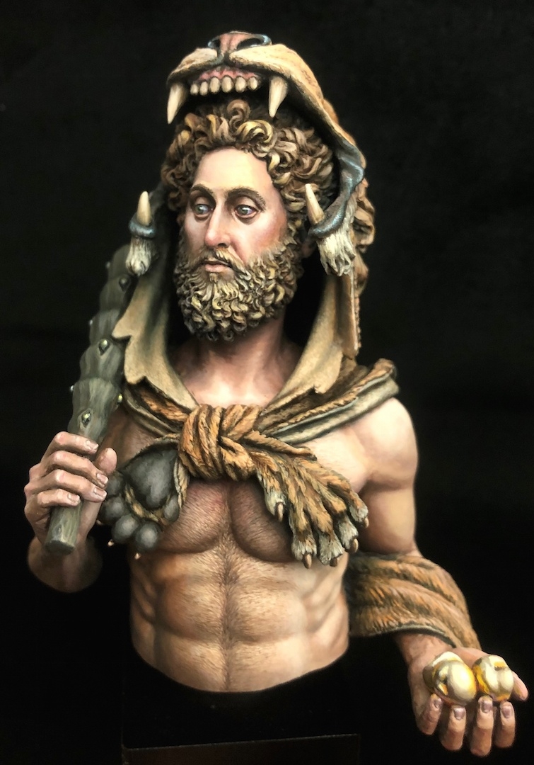 Commodus disgused Hercules