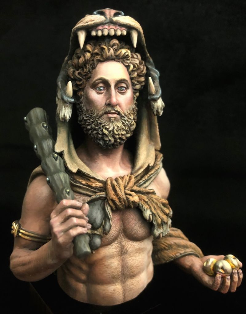 Commodus disgused Hercules