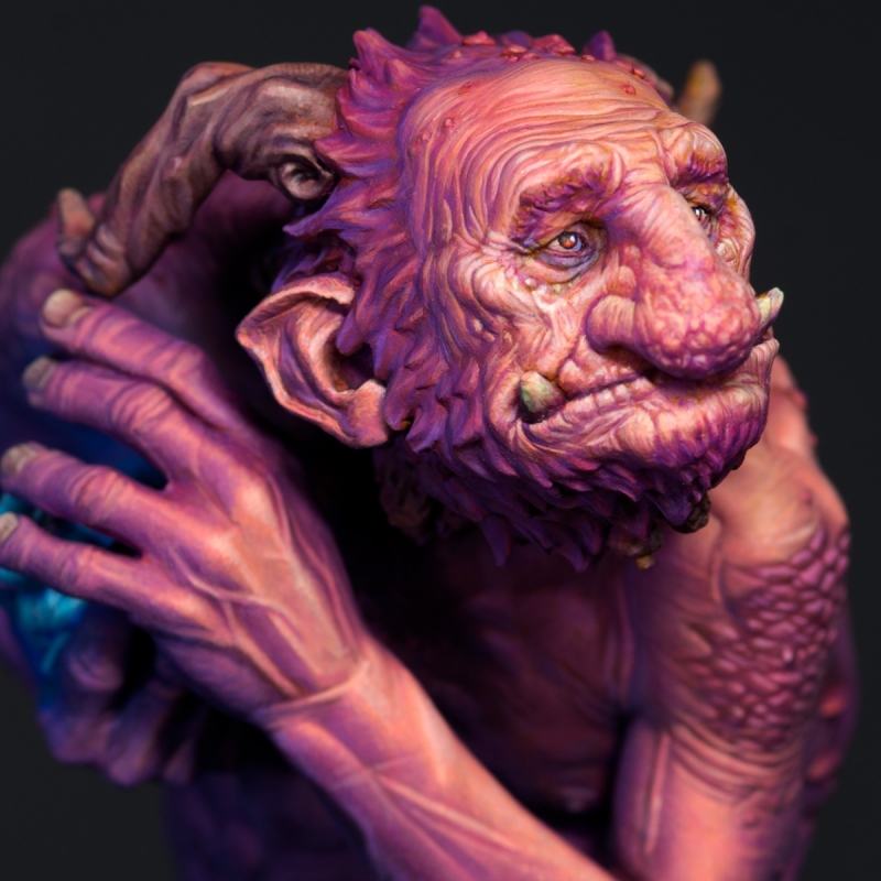 Spira Mirabilis Troll - A Guardian of the Forest