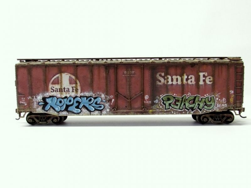 Santa Fe wagon HO scale