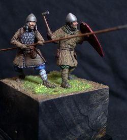 Russian warriors. 13th century