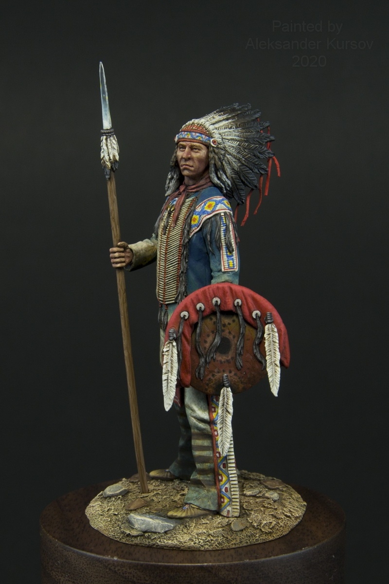 Sioux Warrior by Aleksander Kursov · Putty&Paint