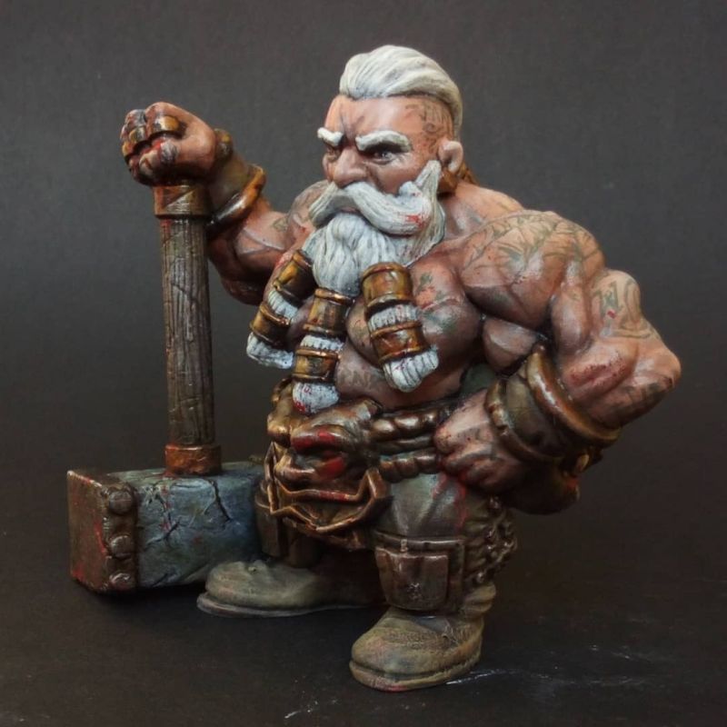 Dwarf with a hammer