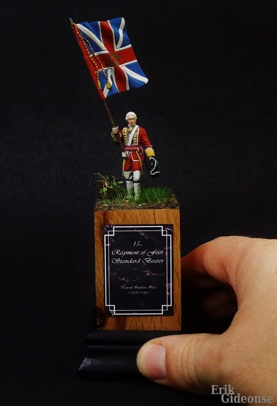 Standard Bearer, 15th Regiment of Foot, FIW 1753-1764