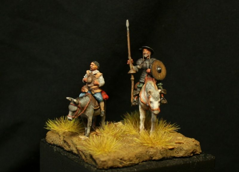 Don Quichote and Sancho Pansa 1/72