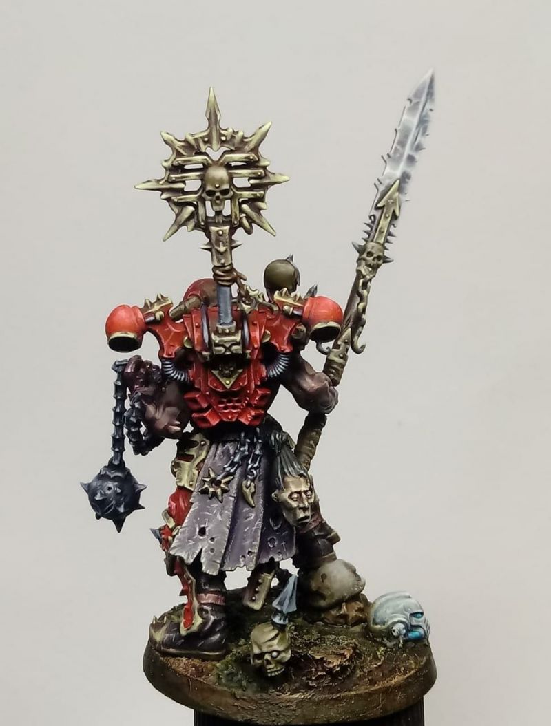 Slaughterpriest converted as Exalted Champion of Khorne