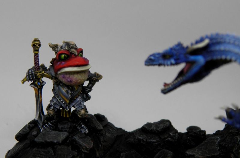 Frog knight vs Dragon