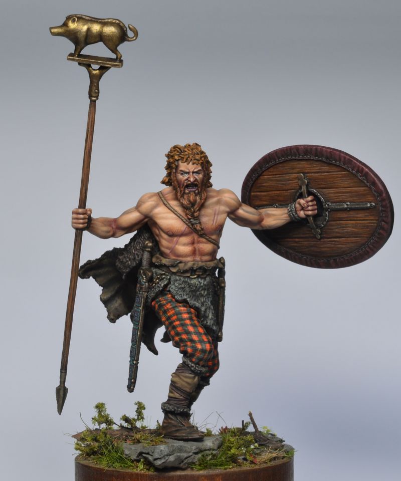 Celtic warrior (1 century BC) by KonstantinPinaev · Putty&Paint