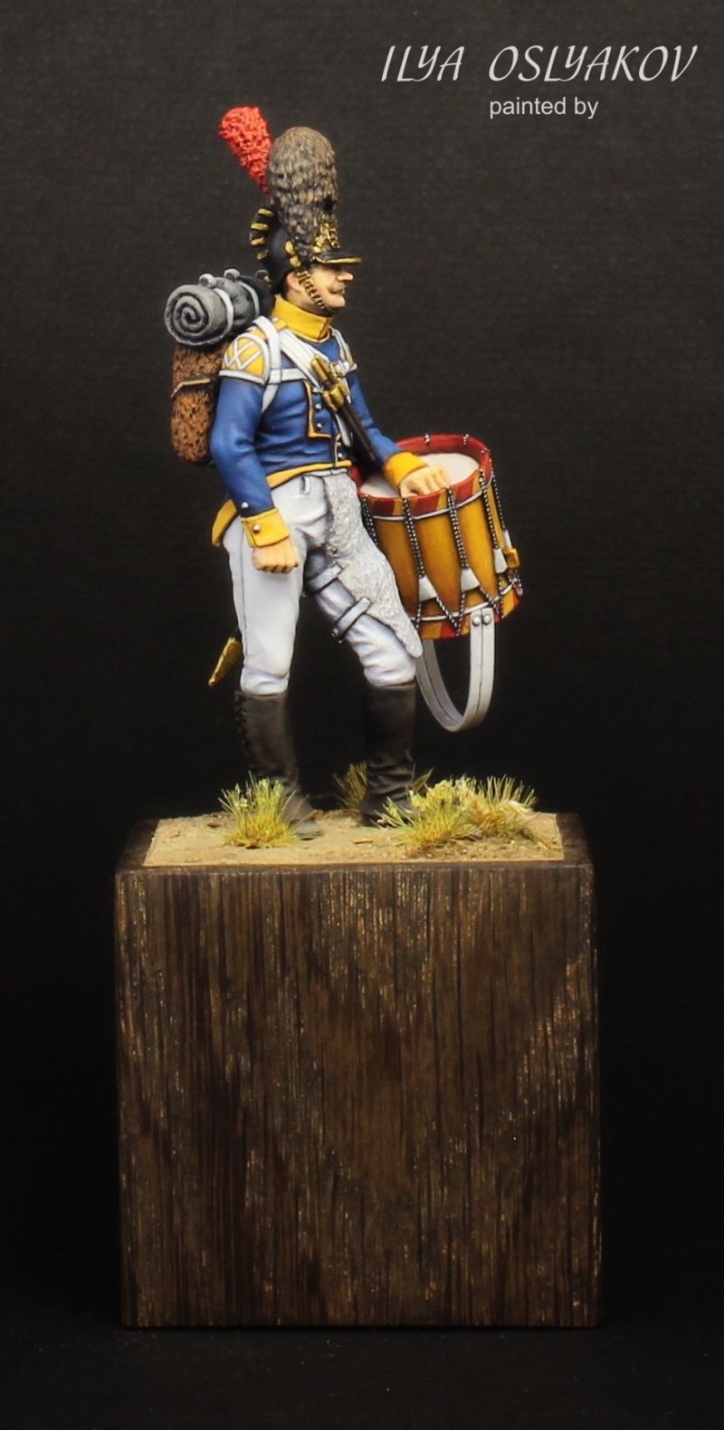 Drummer of the grenadier companies of infantry regiments, Württemberg 1812 (Chronos Miniatures)