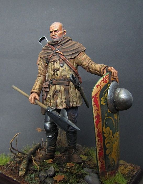 A medieval mercenary .