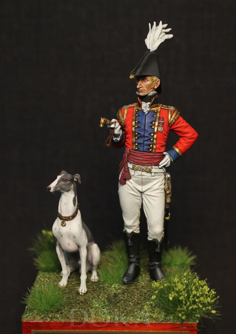 Lieutenant and greyhound