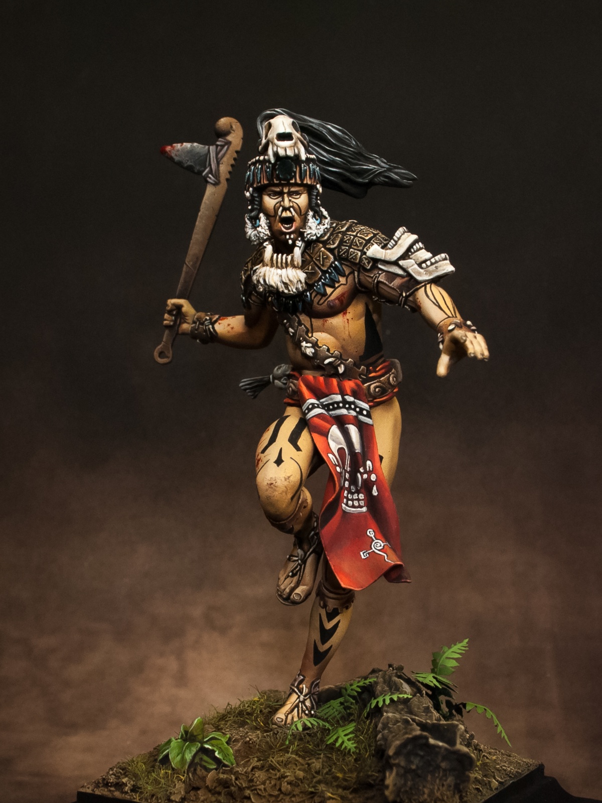 Mayan warrior by Alessandro · Putty&Paint