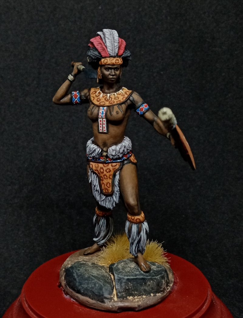 Worlds Of Fantasy: Zulu woman warrior